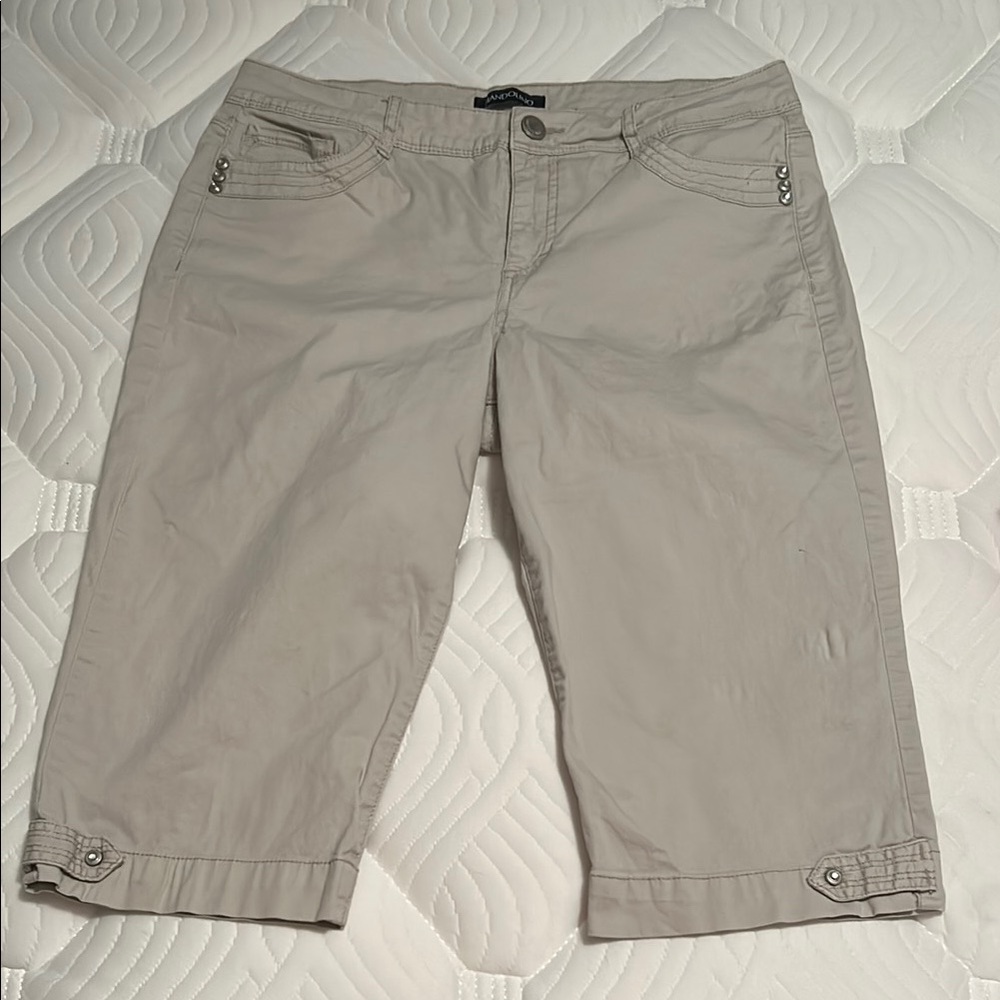 Women’s Tan Bermuda Shorts (8P)